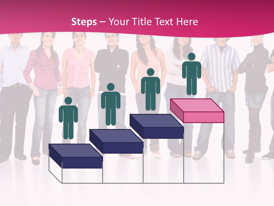 A Group Of People Standing Next To Each Other PowerPoint Template