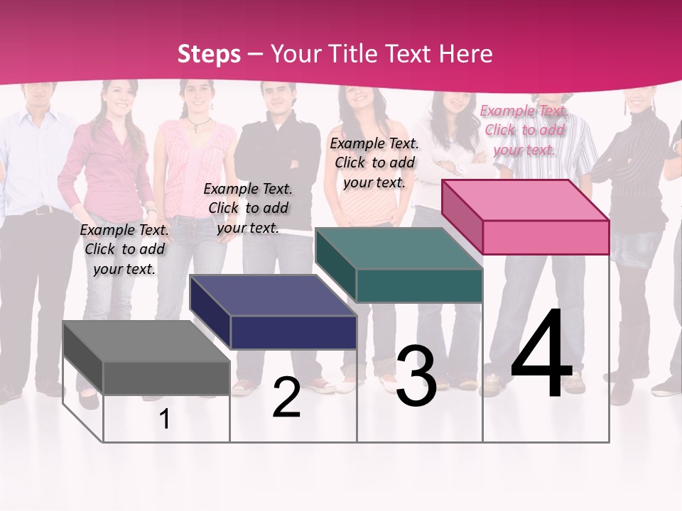 A Group Of People Standing Next To Each Other PowerPoint Template