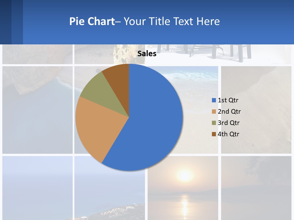 A Collage Of Photos With Chairs And A Table PowerPoint Template