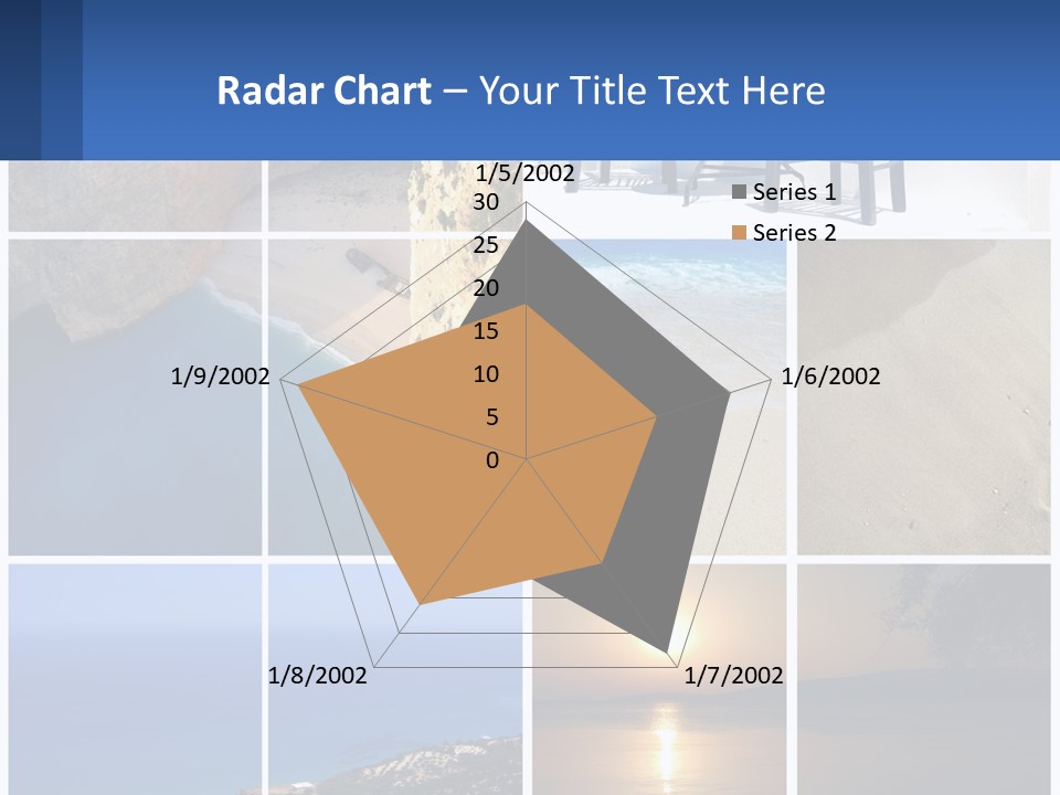 A Collage Of Photos With Chairs And A Table PowerPoint Template