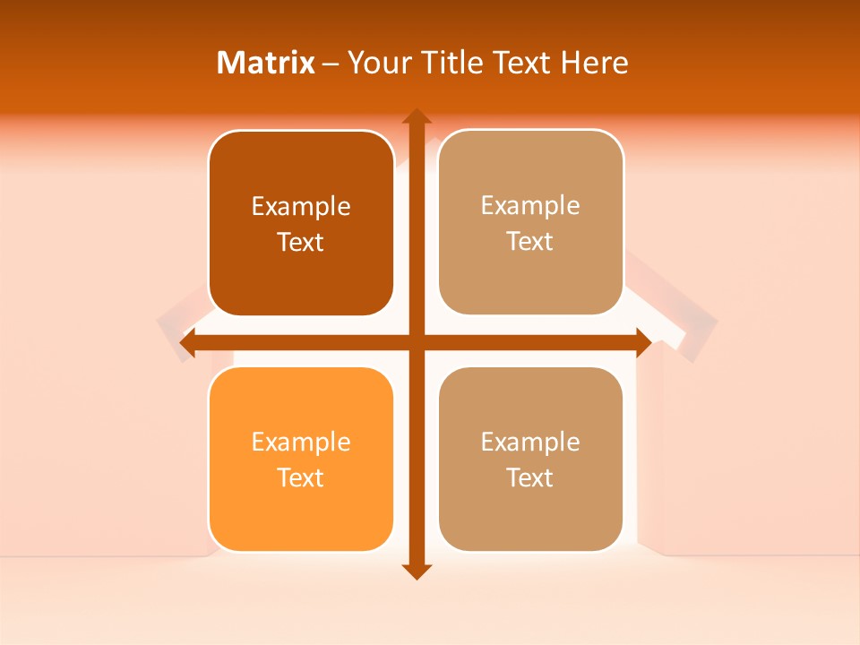 A House Is Shown With A White Background PowerPoint Template