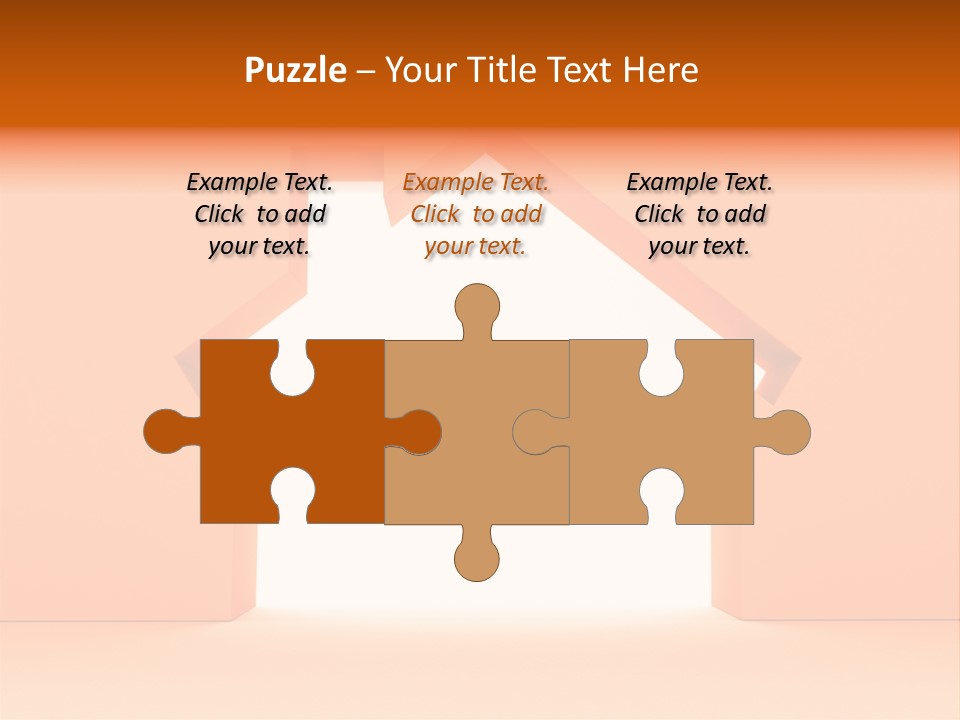 A House Is Shown With A White Background PowerPoint Template