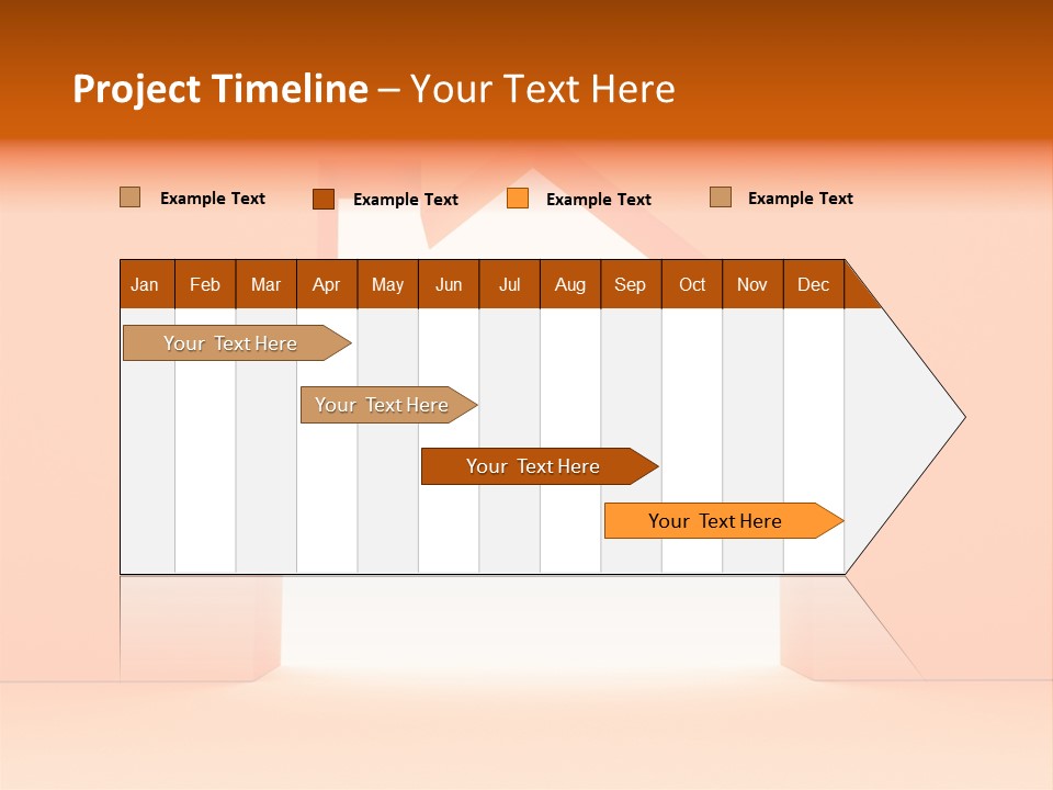 A House Is Shown With A White Background PowerPoint Template
