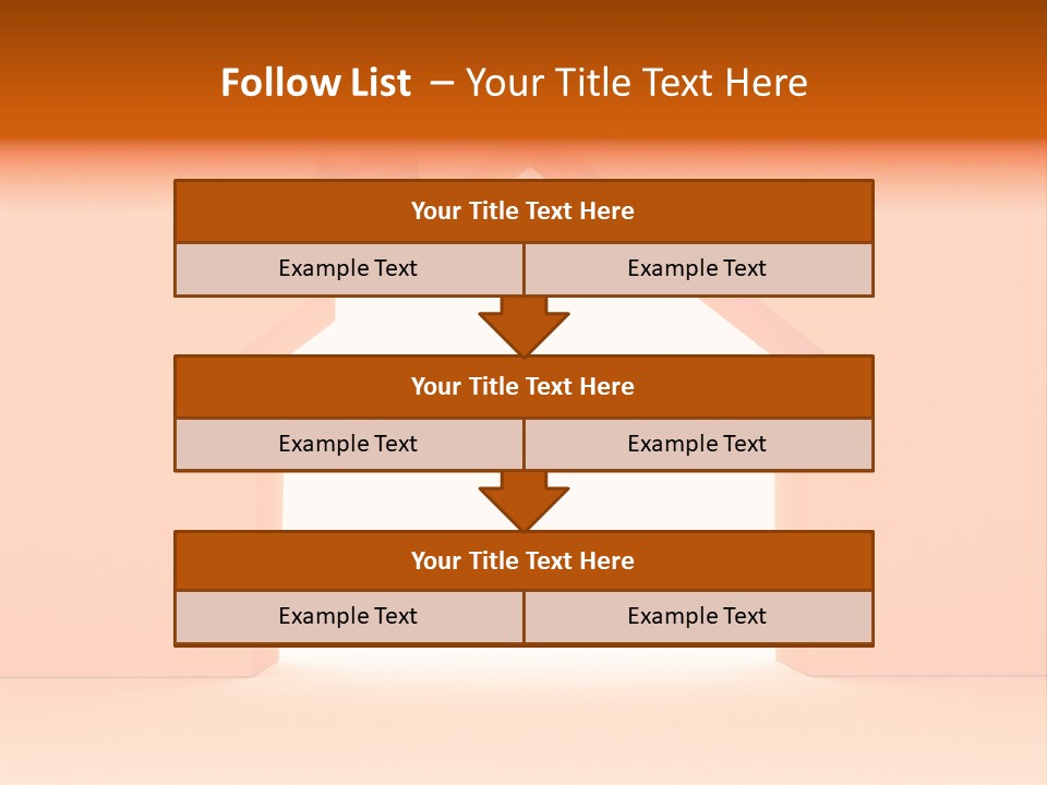 A House Is Shown With A White Background PowerPoint Template
