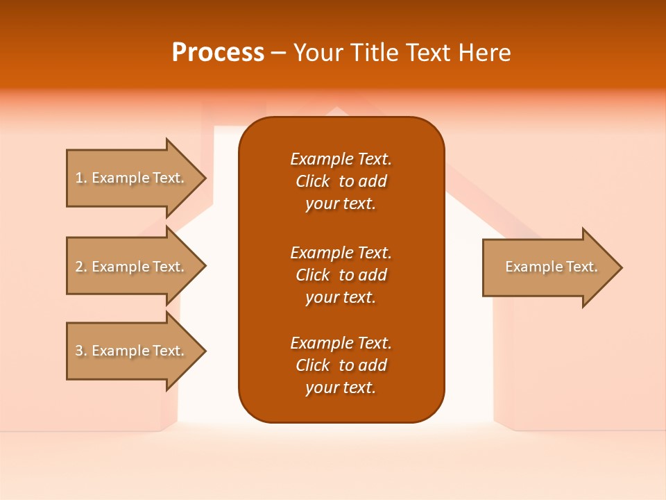 A House Is Shown With A White Background PowerPoint Template