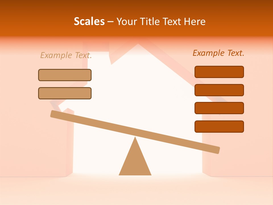 A House Is Shown With A White Background PowerPoint Template