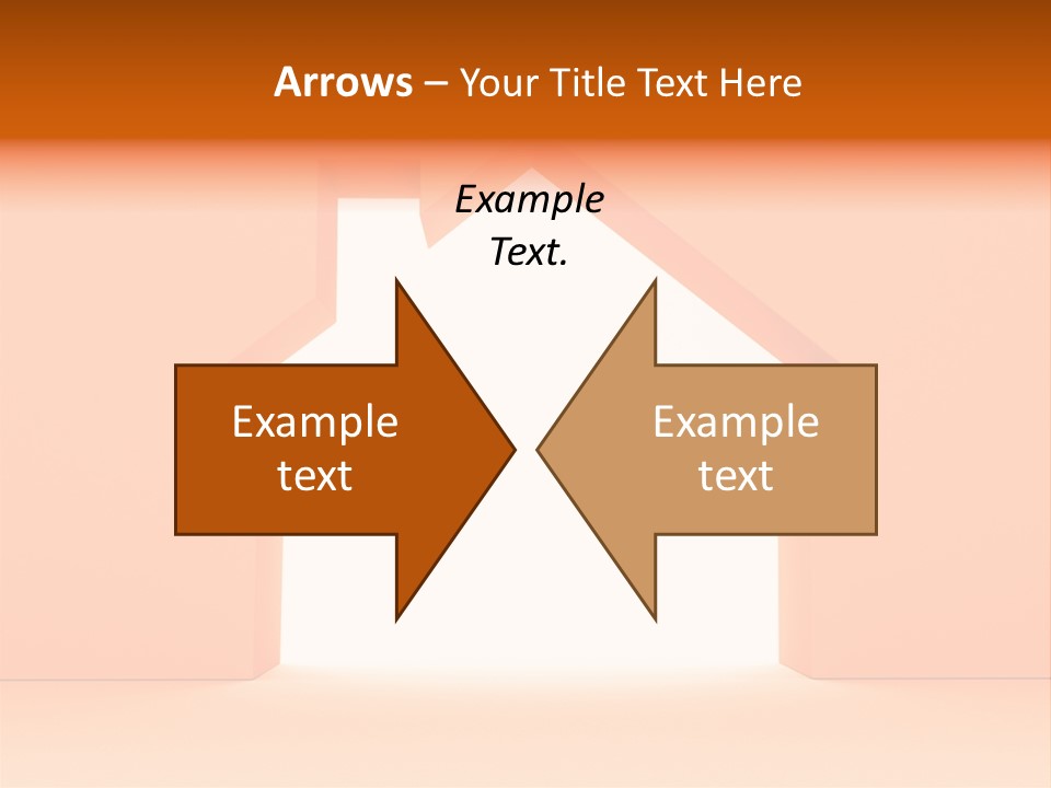 A House Is Shown With A White Background PowerPoint Template