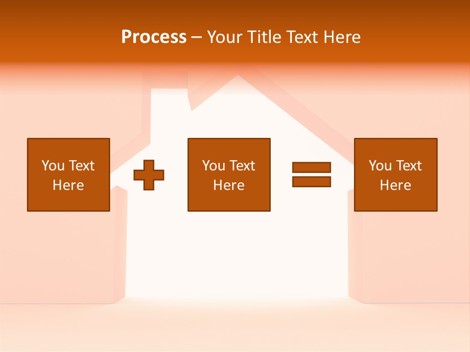 A House Is Shown With A White Background PowerPoint Template