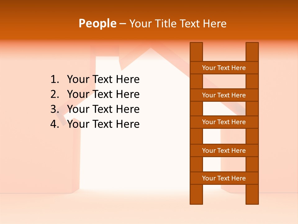 A House Is Shown With A White Background PowerPoint Template