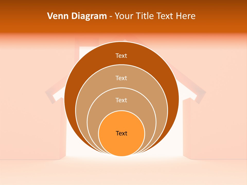 A House Is Shown With A White Background PowerPoint Template
