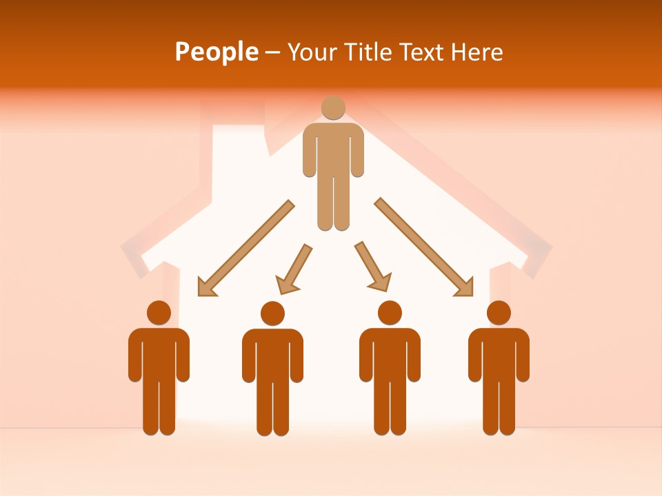 A House Is Shown With A White Background PowerPoint Template