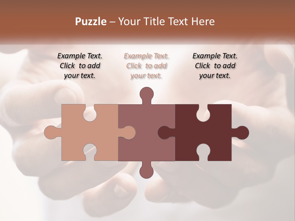 A Person Holding Their Hands Together With The Words Name Of Presentation PowerPoint Template