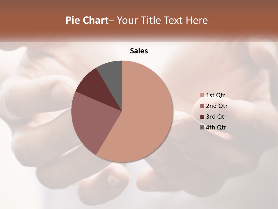 A Person Holding Their Hands Together With The Words Name Of Presentation PowerPoint Template