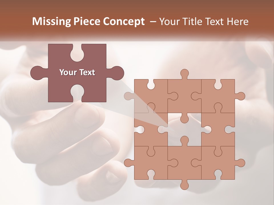 A Person Holding Their Hands Together With The Words Name Of Presentation PowerPoint Template