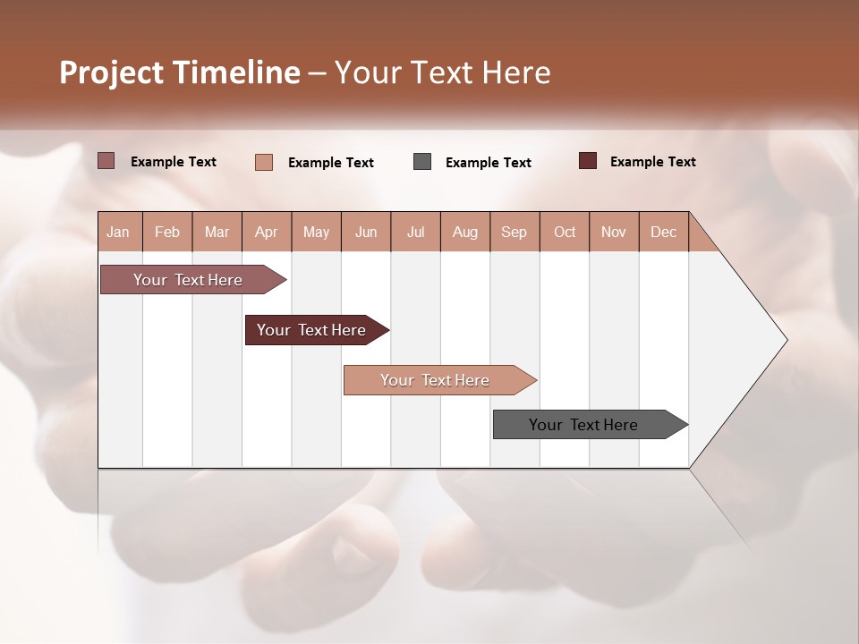 A Person Holding Their Hands Together With The Words Name Of Presentation PowerPoint Template