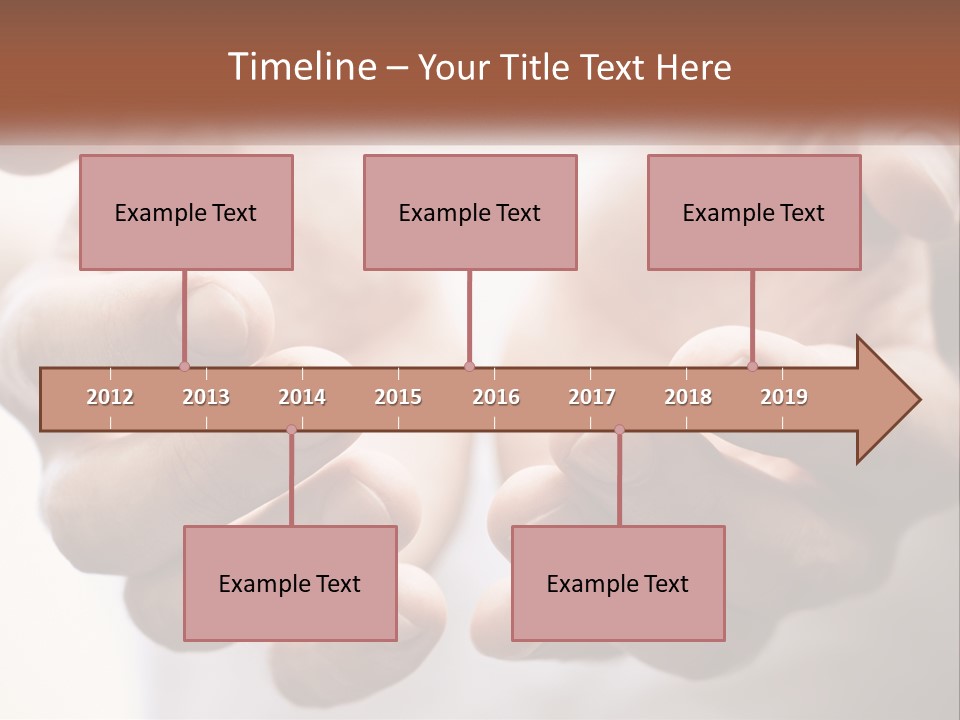 A Person Holding Their Hands Together With The Words Name Of Presentation PowerPoint Template