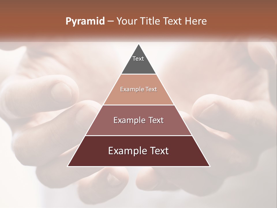 A Person Holding Their Hands Together With The Words Name Of Presentation PowerPoint Template