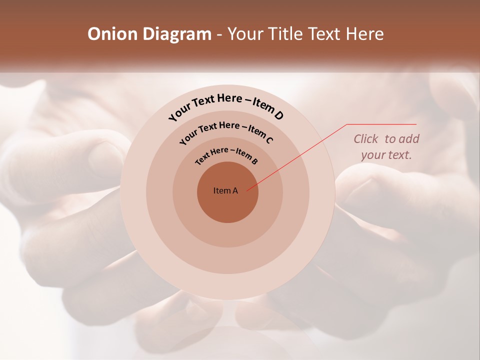 A Person Holding Their Hands Together With The Words Name Of Presentation PowerPoint Template