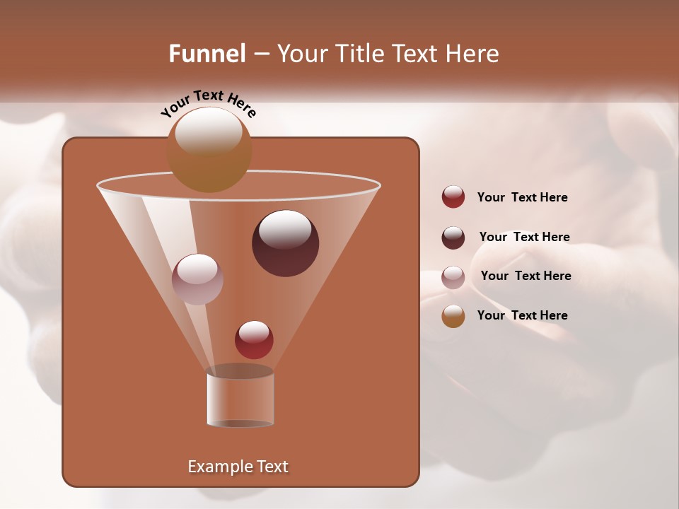 A Person Holding Their Hands Together With The Words Name Of Presentation PowerPoint Template