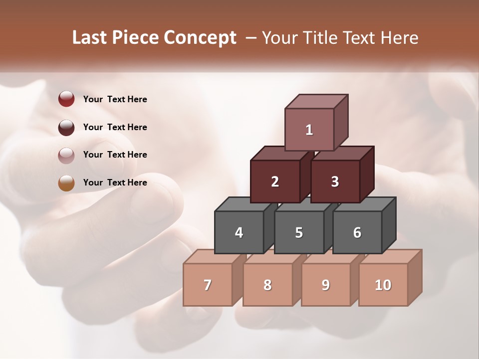 A Person Holding Their Hands Together With The Words Name Of Presentation PowerPoint Template