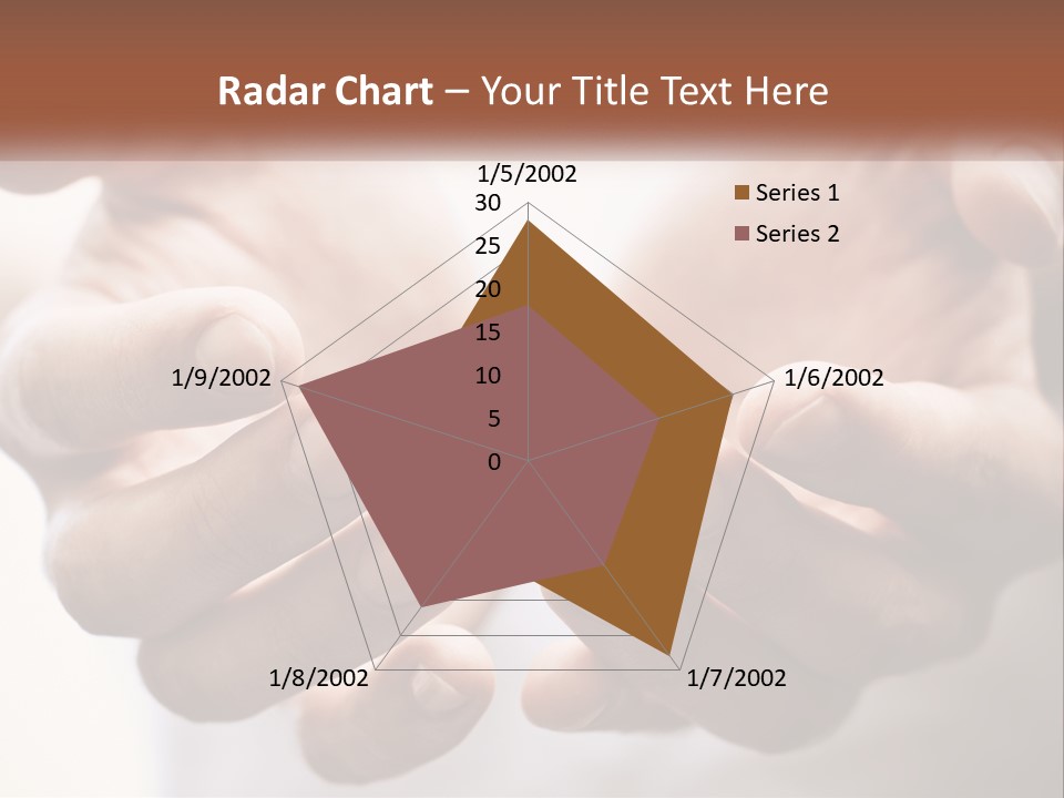 A Person Holding Their Hands Together With The Words Name Of Presentation PowerPoint Template