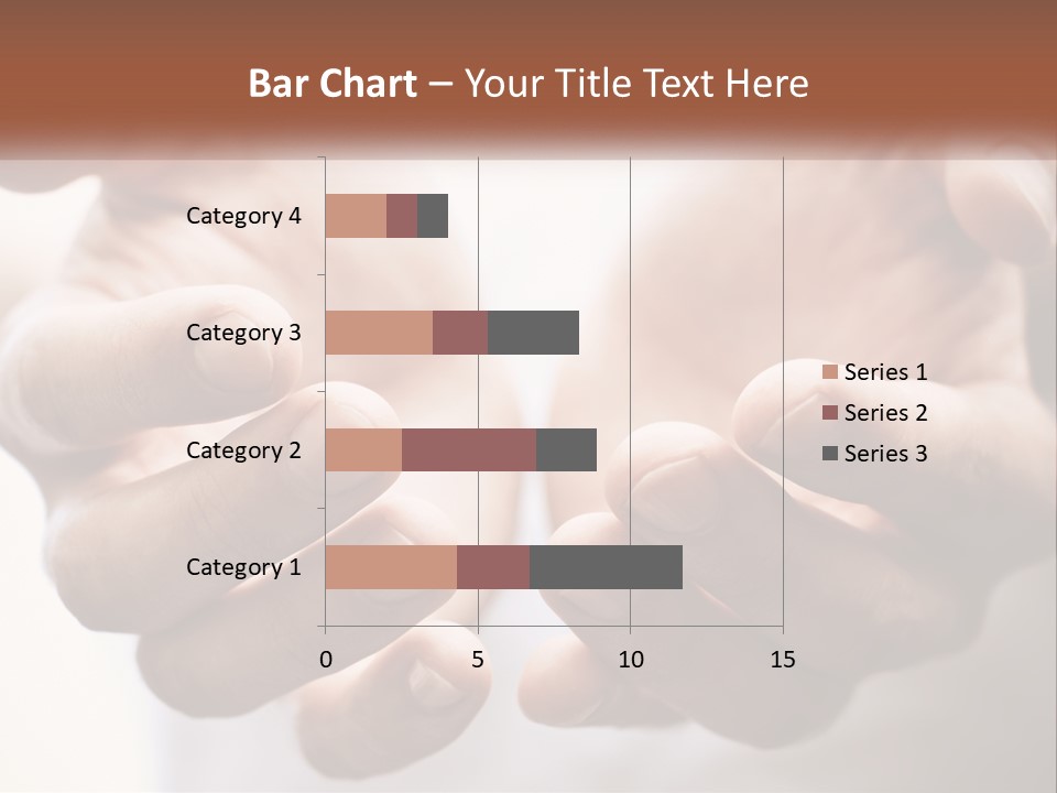 A Person Holding Their Hands Together With The Words Name Of Presentation PowerPoint Template