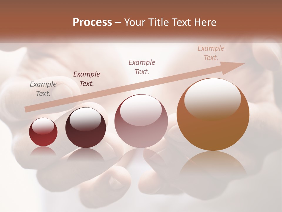 A Person Holding Their Hands Together With The Words Name Of Presentation PowerPoint Template