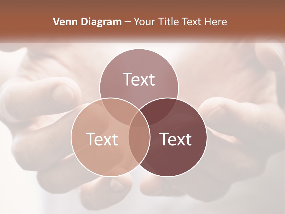 A Person Holding Their Hands Together With The Words Name Of Presentation PowerPoint Template