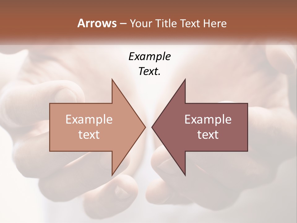 A Person Holding Their Hands Together With The Words Name Of Presentation PowerPoint Template