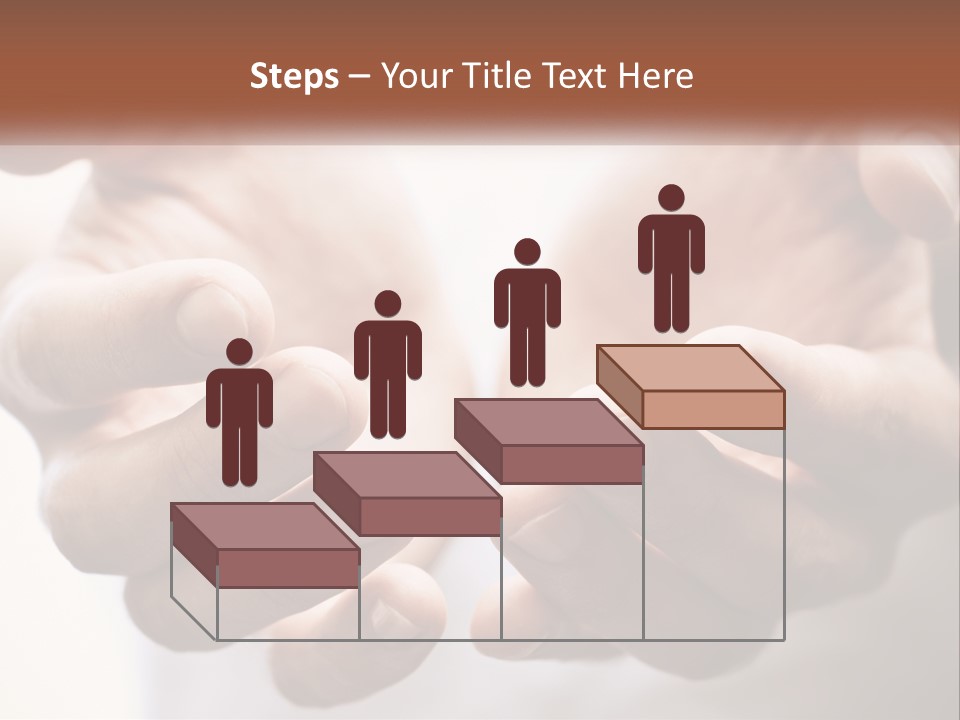 A Person Holding Their Hands Together With The Words Name Of Presentation PowerPoint Template