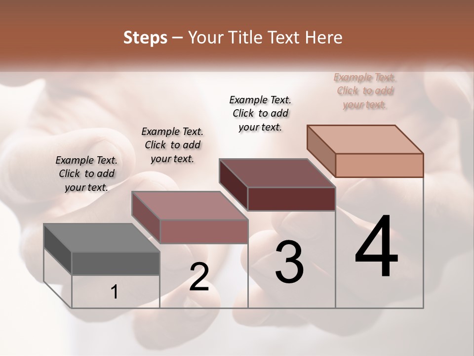 A Person Holding Their Hands Together With The Words Name Of Presentation PowerPoint Template