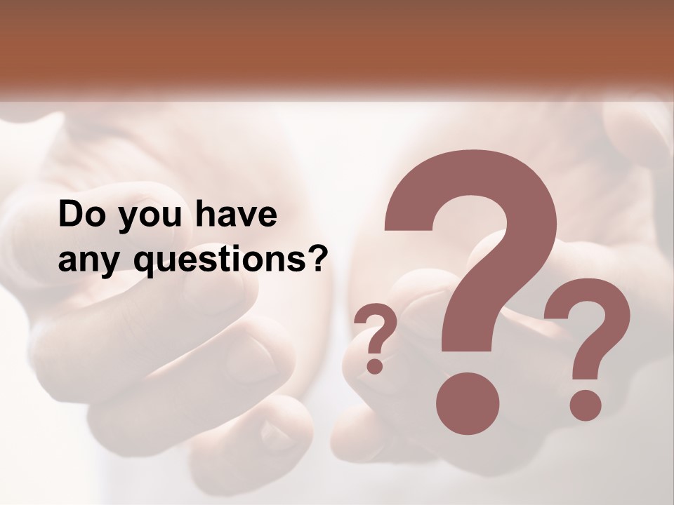 A Person Holding Their Hands Together With The Words Name Of Presentation PowerPoint Template