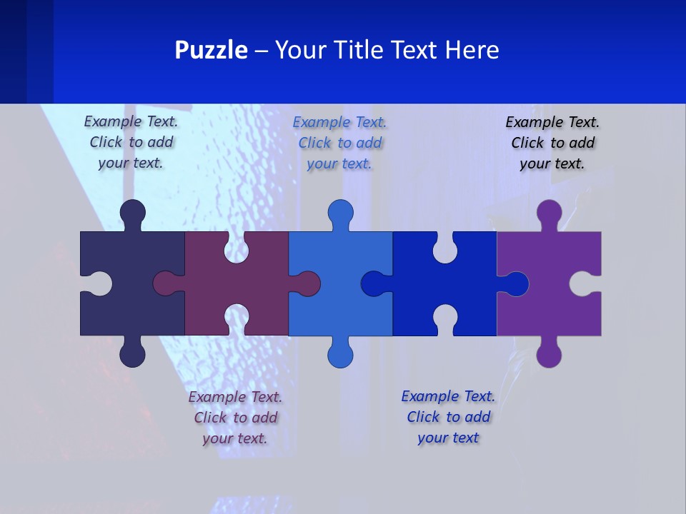 A Cross On A Wall With A Blue Background PowerPoint Template