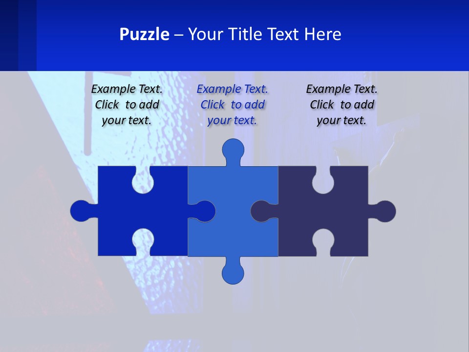 A Cross On A Wall With A Blue Background PowerPoint Template