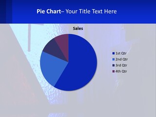 A Cross On A Wall With A Blue Background PowerPoint Template