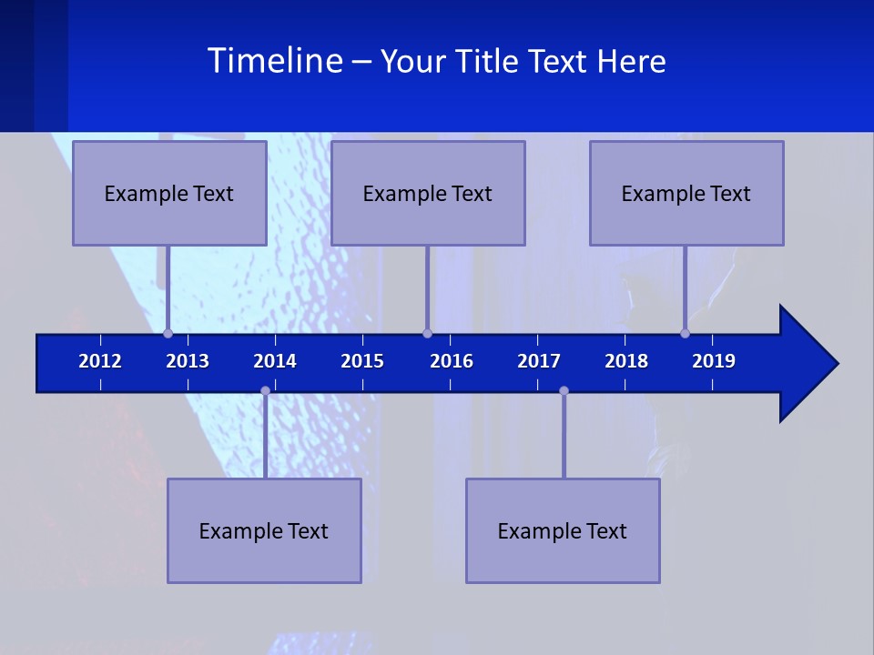 A Cross On A Wall With A Blue Background PowerPoint Template