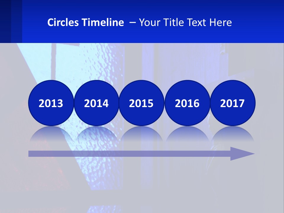 A Cross On A Wall With A Blue Background PowerPoint Template