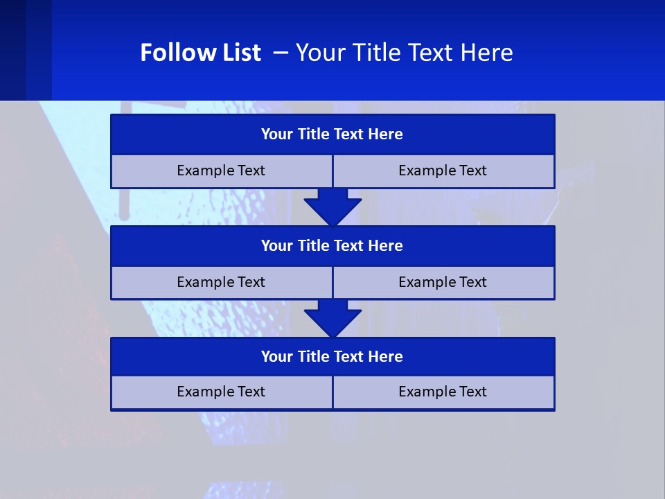 A Cross On A Wall With A Blue Background PowerPoint Template