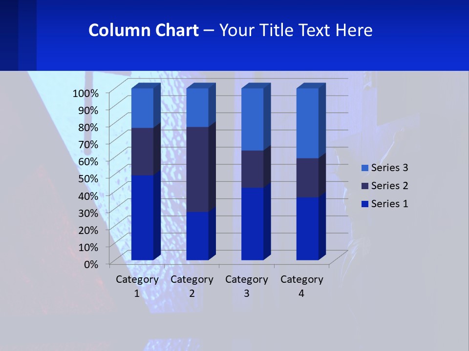 A Cross On A Wall With A Blue Background PowerPoint Template