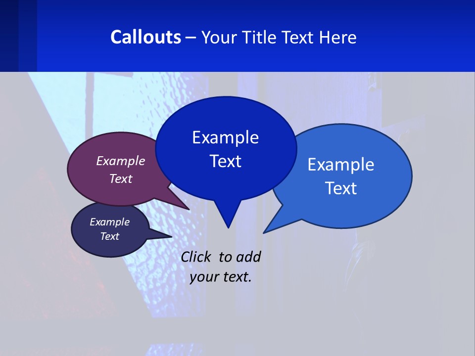 A Cross On A Wall With A Blue Background PowerPoint Template