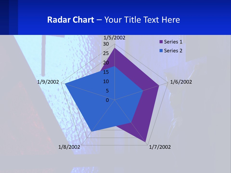 A Cross On A Wall With A Blue Background PowerPoint Template