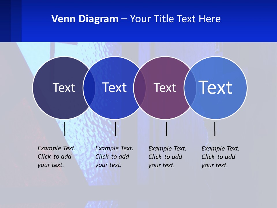 A Cross On A Wall With A Blue Background PowerPoint Template