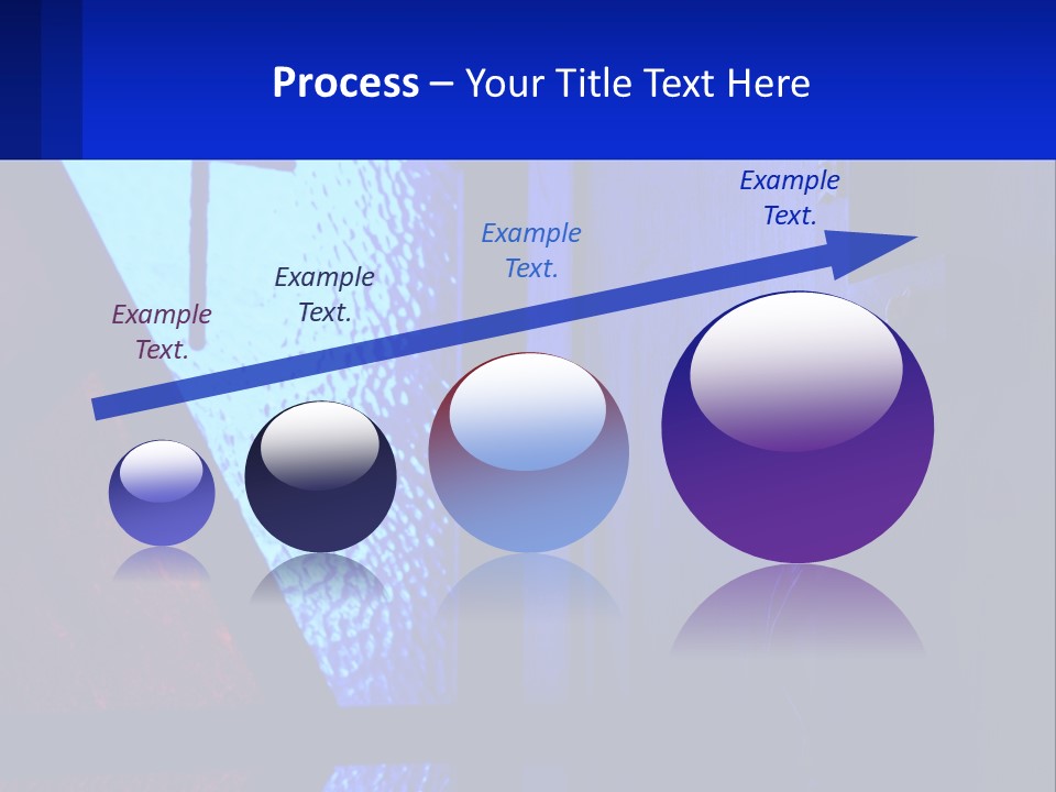 A Cross On A Wall With A Blue Background PowerPoint Template