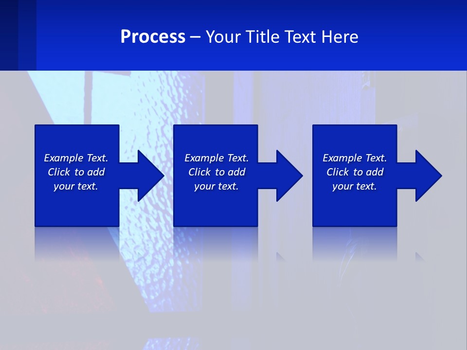 A Cross On A Wall With A Blue Background PowerPoint Template
