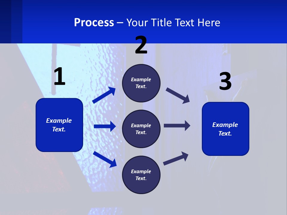 A Cross On A Wall With A Blue Background PowerPoint Template