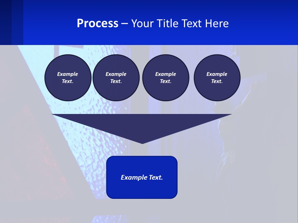 A Cross On A Wall With A Blue Background PowerPoint Template