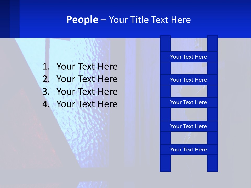 A Cross On A Wall With A Blue Background PowerPoint Template