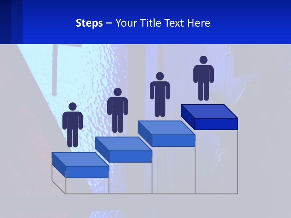 A Cross On A Wall With A Blue Background PowerPoint Template