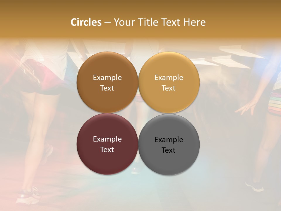 A Group Of People Walking Down A Street At Night PowerPoint Template