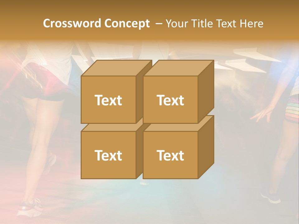 A Group Of People Walking Down A Street At Night PowerPoint Template